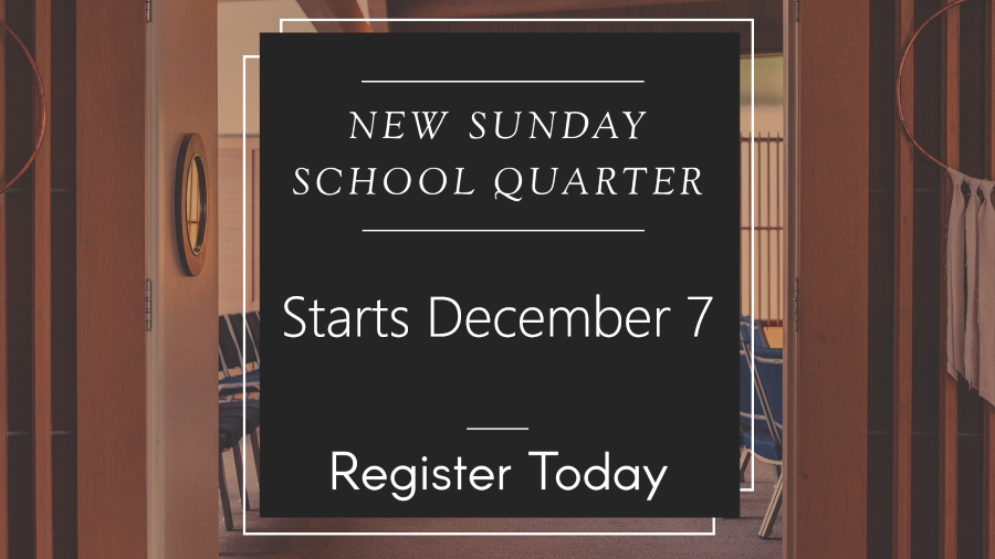 Winter 2025-26 Adult Sunday School